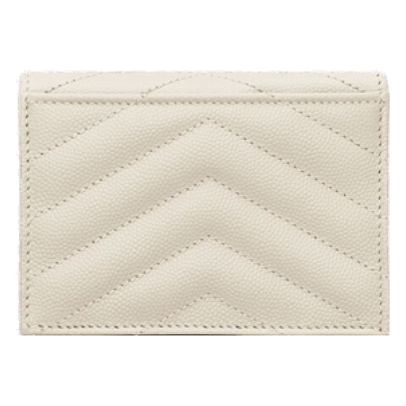 YSL cassandre matelassé envelope wallet | grain de poudre embossed leather - Picture 2 of 10